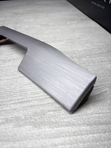 01-06 BMW E46 M3 Interior Left Driver Dash Vent Trim Brushed Aluminum