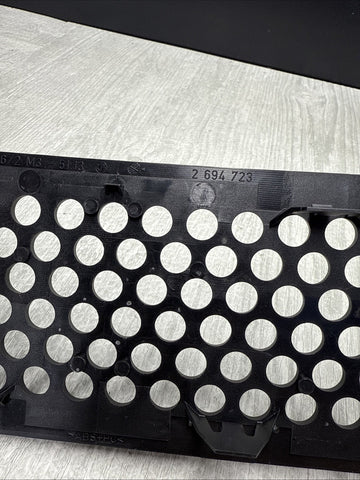 BMW 01-06 E46 M3 Hood Grille Vent Grill + Washer Nozzles OEM 51132694723 Clean