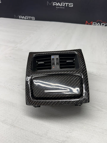 08-13 BMW E92 E93 M3 OEM Center Console Rear Ash Tray Vent Trim Carbon Fiber