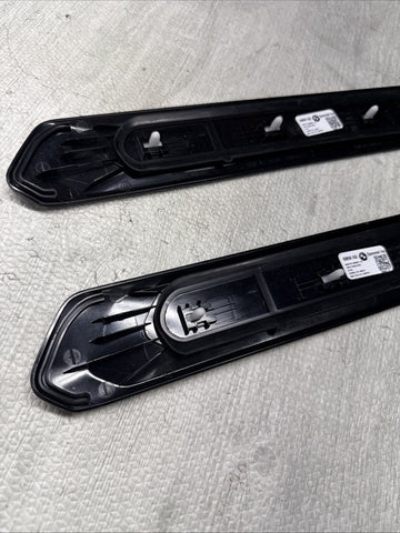 BMW OEM Front Entrance Covers Door Sills Plates 8068487 X3 G01 G08 X4 G02