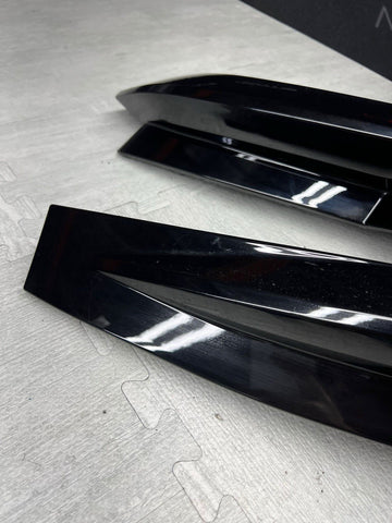 21-25 OEM BMW G80 M3 Sedan Rear Bumper Lower Trims Spoilers Gloss Black OEM