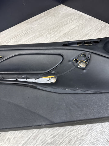 01-06 BMW E46 M3 DRIVER LEFT SIDE DOOR PANEL CARD BLACK OEM *Notes*