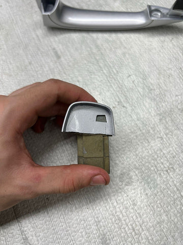 01-06 BMW E46 M3 OEM Right Passenger Outer Exterior Door Handle Titanium Silver