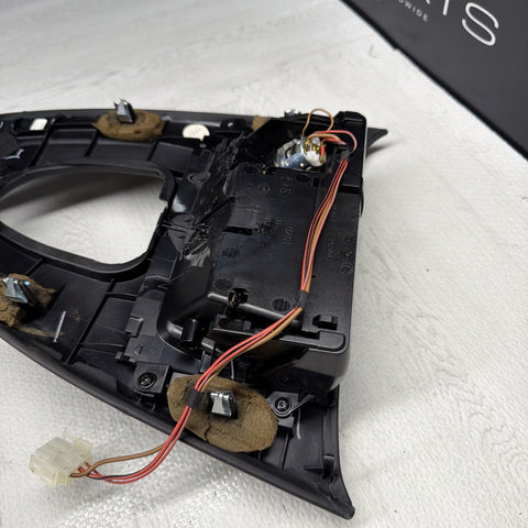 09-13 BMW E93 M3 DCT CIC LEATHER CENTER CONSOLE TRIM CONVERTIBLE *CREASES*