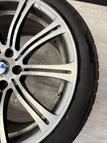 08-13 OEM BMW E90 E92 E93 M3 Rear 19” Wheel Rim Style 220M Silver 19x9.5 ET23