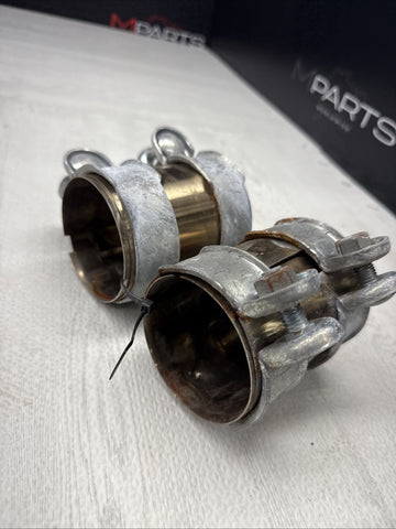 BMW 21-26 G80 G82 G83 M3 M4 Exhaust Midpipe Clamps OEM Genuine