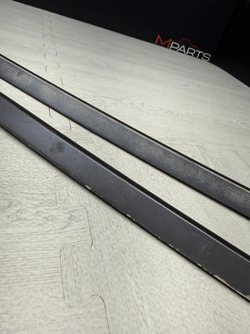BMW E46 325 330 M3 Roof Rails Moldings Trims Pair Coupe OEM