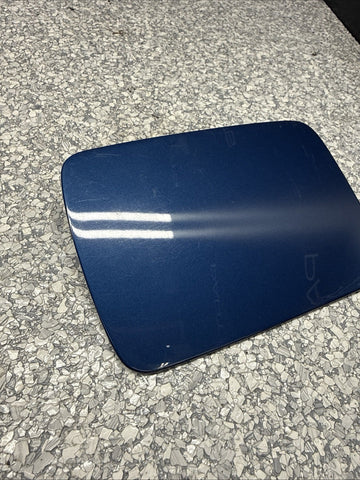 01-06 BMW E46 M3 Rear Fuel Gas Tank Flap Filler Lid Cover Cap Topaz Blue OEM