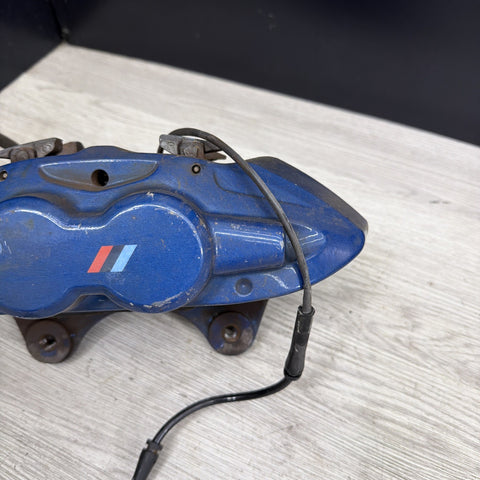 BMW 15-20 F87 M2 F30 F31 F80 F82 F83 M3 M4 Front Left Driver Brake Caliper Blue