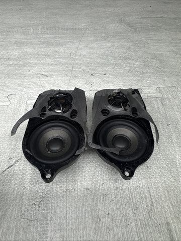 01-06 BMW E46 M3 HAES FRONT MID RANGE TWEETER SPEAKERS 65138374697 *Notes*