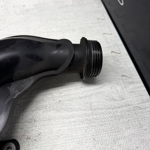 08-13 BMW E88 E90 135 Lower Bottom Turbo Air Duct Intake Boot Pipe OEM 7599290