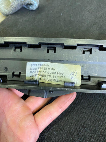 11-16 BMW F10 M5 REAR DOOR WINDOW SUN SHADE SCREENS BLINDS COVERS OEM