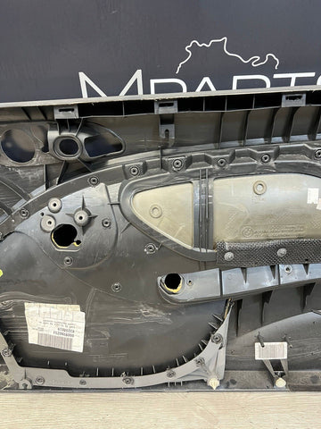 01-06 BMW E46 M3 DRIVER LEFT SIDE DOOR PANEL CARD BLACK OEM