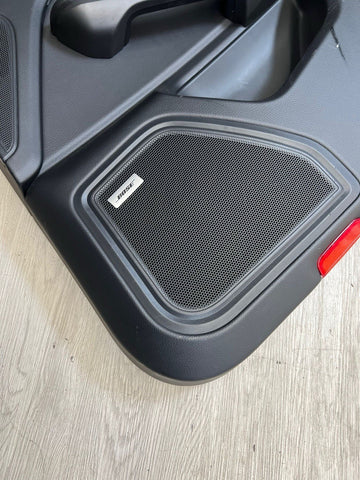 Porsche 15-21 Macan Rear Door Card Panel Black Right Passenger BOSE