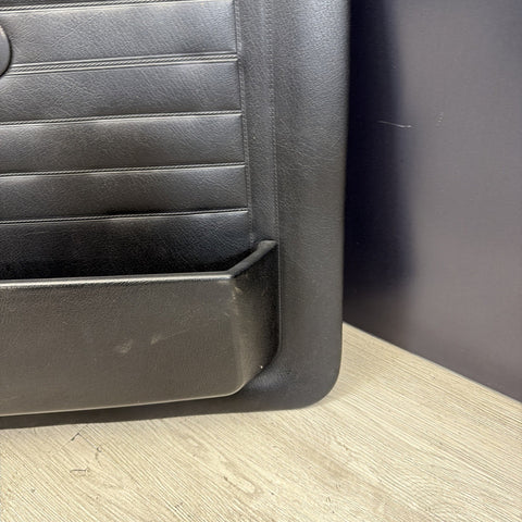 OEM BMW E30 318is Front Left Driver Black Door Card 51418129298