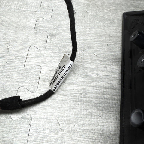 01-06 BMW E46 M3 Side View Door Mirrors Pair Carbon Black  *Notes*