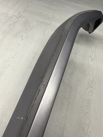 01-06 BMW E46 M3 Brushed Aluminum/Grey Door Trim Armrest Right Front Passenger