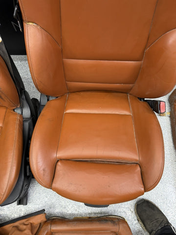 01-06 BMW E46 M3 Convertible Interior Front Rear Heated Seats Cinnamon Complete