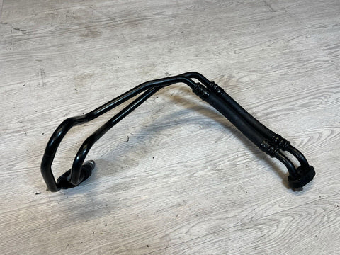 01-06 BMW E46 M3 S54 ENGINE OIL COOLER LINES 17222283209 2283209 ORIGINAL