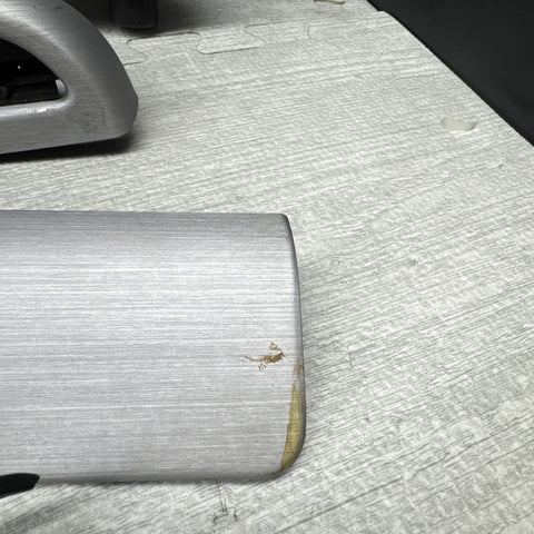 01-06 BMW E46 M3 Convertible Interior Armrests Trim Set Brushed Aluminum *Notes*