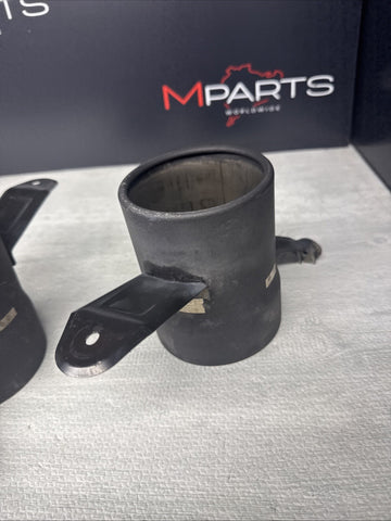 Ferrari 488 Spider Rear Muffler Exhaust Pipe Tips Set Pair Factory OEM Black