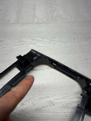 01-06 BMW E46 M3 Convertible Interior Center Shift Shifter Trim Brushed Aluminum