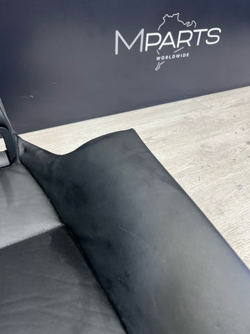 08-13 BMW E92 M3 Coupe Left Driver Rear Seat Bottom Bench Pad Black Leather OEM