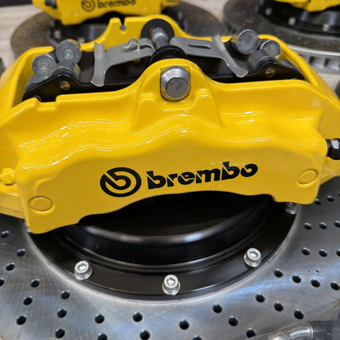 NEW 08-13 BMW E90 E92 E93 M3 BREMBO Big Brake Kit Calipers Rotors Set Plug Play