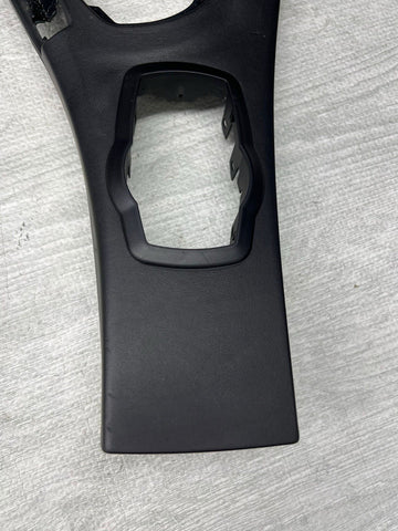 09-13 BMW E90 E92 M3 MANUAL CIC LEATHER CENTER CONSOLE TRIM