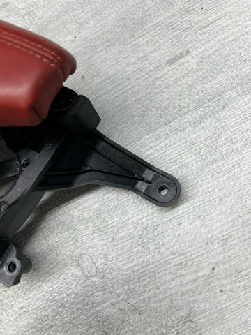 13-16 BMW F10 M5 FRONT CENTER CONSOLE ARMREST MERINO RED / SAKHIR ORANGE LEATHER