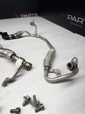15-20 BMW F80 F82 F83 M3 M4 S55 Turbos Coolant Lines Pipes 7850278 7850279