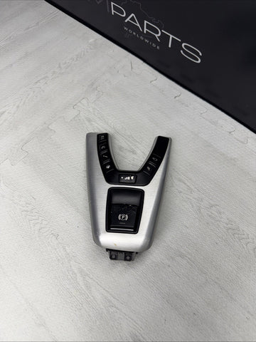 BMW F10 M5 Center Console Surround Shifter Trim Bezel w/ Parking Switch OEM Used