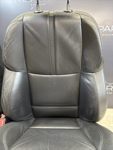 08-13 BMW E92 M3 Coupe Original Black Interior Front Seats Powered Non Heated