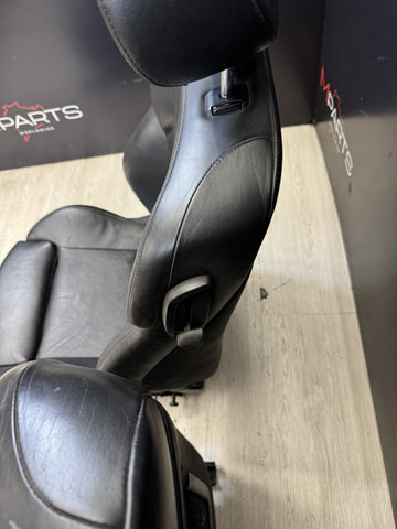 01-06 BMW E46 M3 Coupe Interior Front Seats Black heated Powered *Notes*