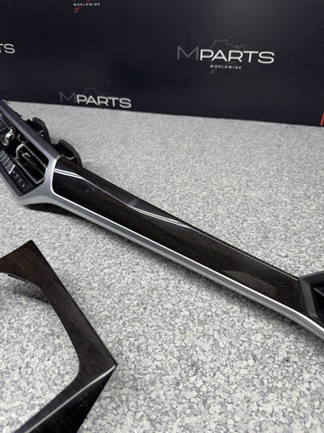 OEM BMW G20 M340 Central Console Dash Panel Wood Oak Interior Trim Set