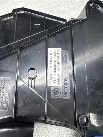 01-06 BMW E46 M3 Left Right Kick Dead Pedals Covers Trims Panels Genuine Black