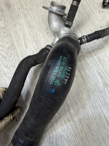 12-18 BMW M5 M6 Engine Radiator Water Pump Coolant Hose Pipe Line OEM 7846363-01