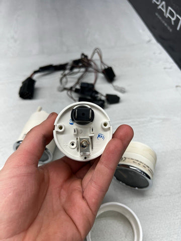 BMW E36 Z3M Z3 M Center Dash Battery Voltage Voltmeter Gauges Meters Set OEM