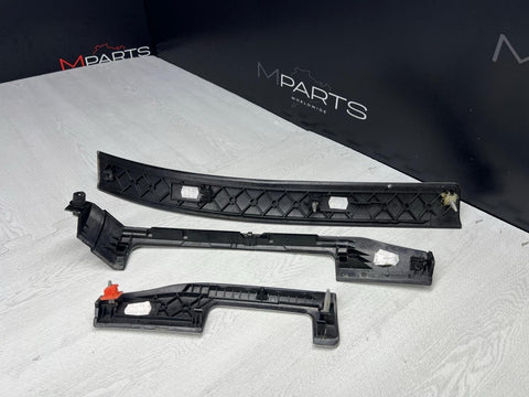 01-06 BMW E46 M3 Interior Dashboard Radio Trim Brushed Aluminum Dash Set