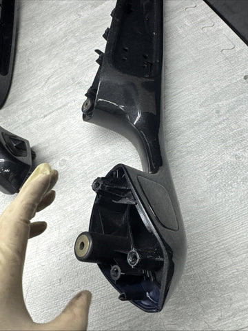 01-06 BMW E46 M3 Convertible Coupe Interior Armrests Trim Set Painted Black