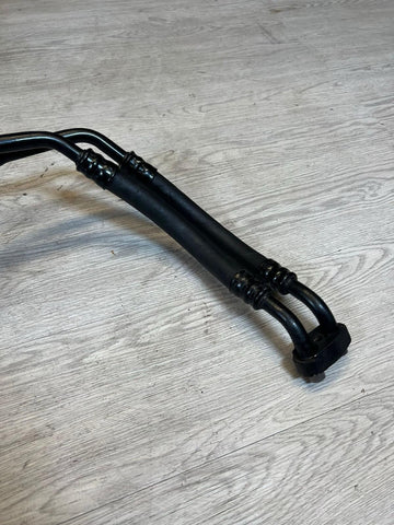 01-06 BMW E46 M3 S54 ENGINE OIL COOLER LINES 17222283209 2283209 ORIGINAL