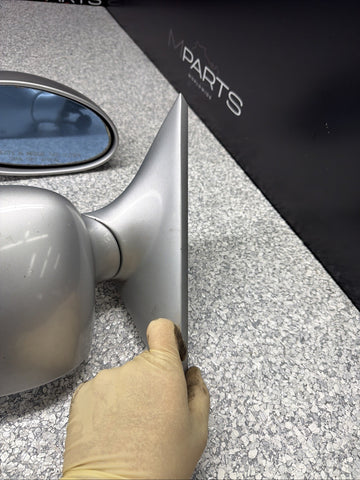 01-06 BMW E46 M3 Side View Door Mirrors Pair Titan Silver *Notes*