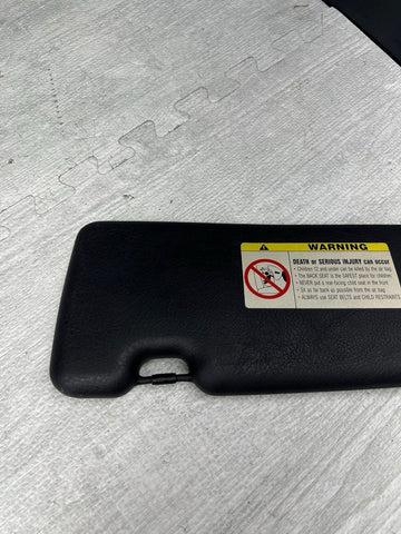 01-06 BMW E46 M3 Convertible Left Driver Side Sunvisors Sun Visor Black