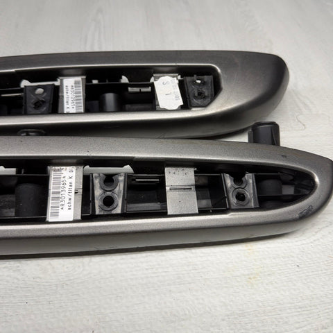 01–06 BMW E46 M3 Coupe Rear Titan-Shadow Interior Trim Set Left+Right Gray OEM