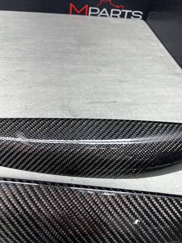 06-07 OEM BMW E63 E64 M6 Front Rear Door Dash Center Console Carbon Trim SET