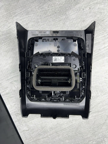 BMW 21-26 G20 G26 G82 Rear Center Console Air Vent Heater Switch Panel Black