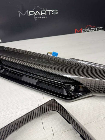 2025-2026 BMW G80 M3 Front Interior Carbon Fiber Trim Panel Set OEM