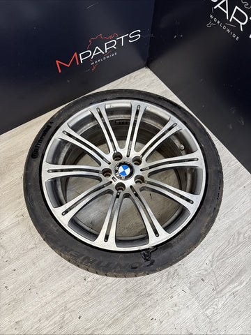 08-13 OEM BMW E90 E92 E93 M3 Rear 19” Wheel Rim Style 220M Silver 19x9.5 ET23