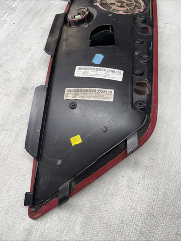 BMW 01-06 E46 M3 CONVERTIBLE RIGHT REAR QUARTER INTERIOR TRIM PANEL IMOLA RED