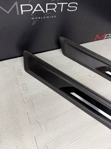19-21 OEM BMW F87 M2 Competition Front Scuff Plates Door Sills Cover Trims Pair